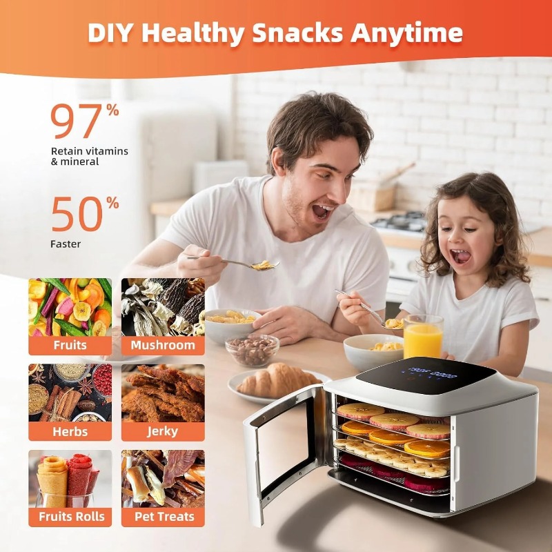 Cyfrowy suszarka do żywności - – Food Dehydrator Snacks recenzja i cena