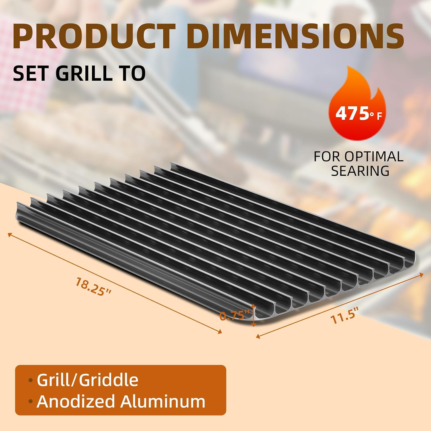 18,25'' x 11,5'' Dwustronny al – Foods X recenzja i cena