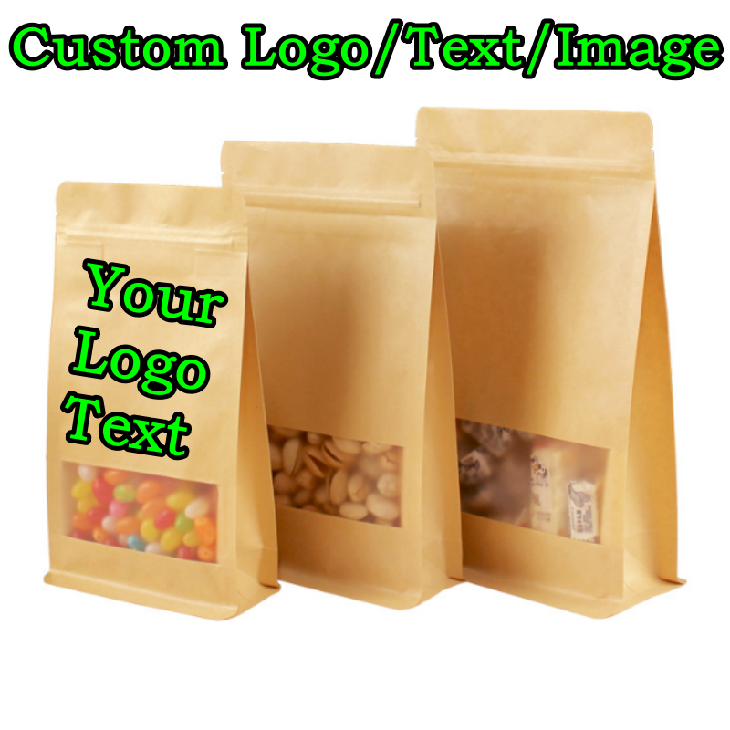 50 SZT. Torebek 3D z okienkiem – Logo Food Snack recenzja i cena