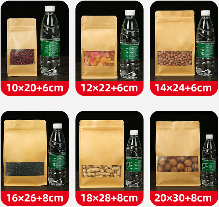50 SZT. Torebek 3D z okienkiem – Logo Food Snack recenzja i cena