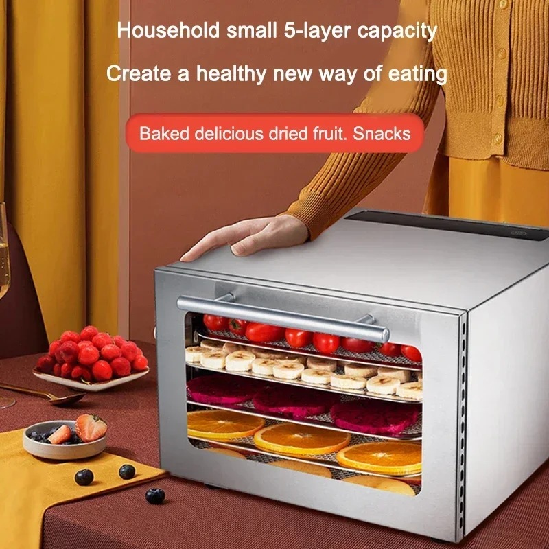 5-warstwowy elektryczny odwadn – Food Dehydrator Snacks recenzja i cena