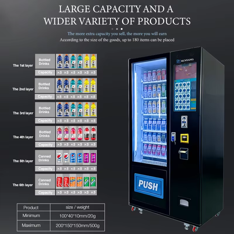 Automat do sprzedaży przekąsek – Logo Food Snack recenzja i cena